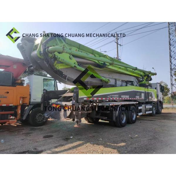 Zoomlion ZLJ5440THBBF 56X-6 RZ Mercedes Benz Used Concrete Pump Truck Four Axle 56M