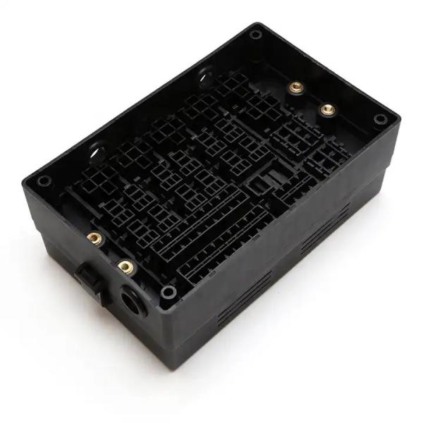 Black Plastic Track Bussed Mini Aux Fuse Relay Box fuse relay fusible link box For Auto Circuit Protection porte fusible