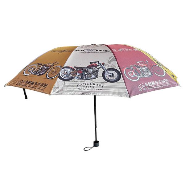 American Style Design Vinyl Umbrella with Heat Transfer Color and Customized LOGO