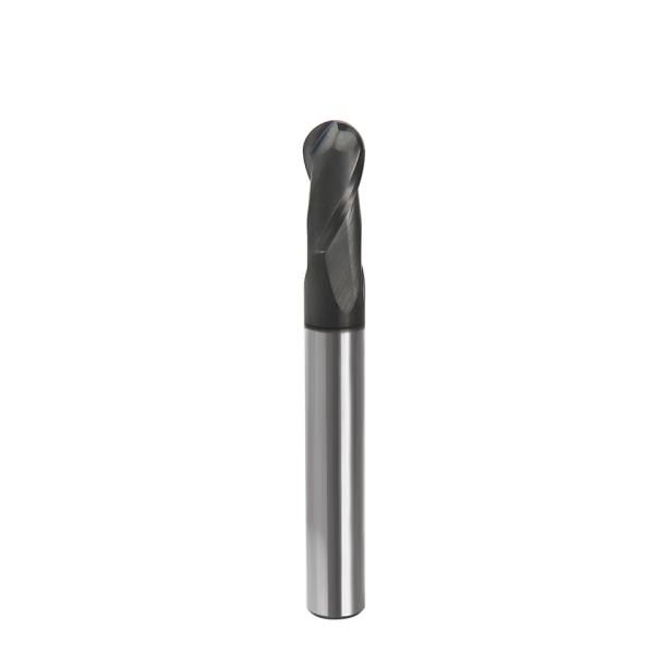 High Performance Solid Carbide End Mills HRC55 Black Color Coating For Steel