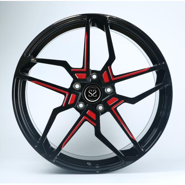 sae j2530 wheels red and black two colors 18inch 19inch alloy wheels for X5
