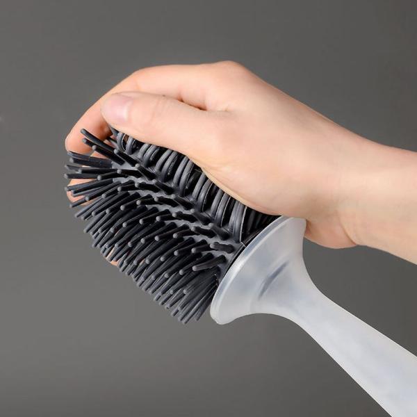 Силикон чистки туалета Tpr держателя стены чистит Refillable распределители щеткой жидкостного мыла