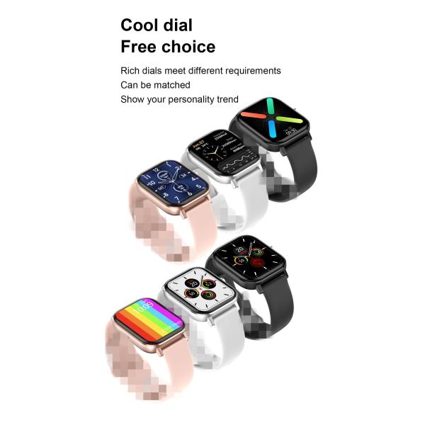 DT46 Smartwatch IP67 IPS 1.75 inch Sport Touchscreen  4 Pin Silicone Band
