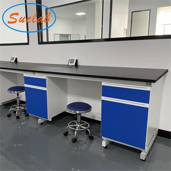 Waterproof Steel Lab Workstation Bench , Anticorrosive Island Benches In Laboratory