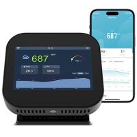 Smart Gzair Indoor Co2 Meter WiFi Air Monitor Touchscreen Display