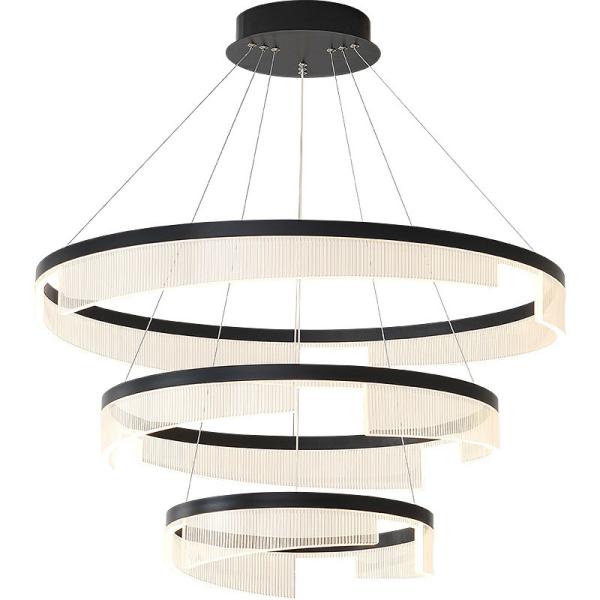 Three Ring Study Bedroom Acrylic Chandelier Beautiful Translucent Living Room Dining Room Chandelier