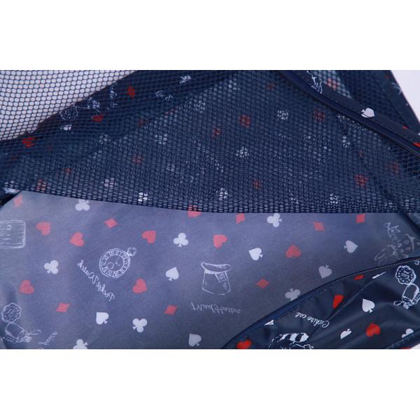 27cm*40cm*10cm Girly Multi Colored Cosmetic Makeup Bags 210D Travelling Make Up Bag