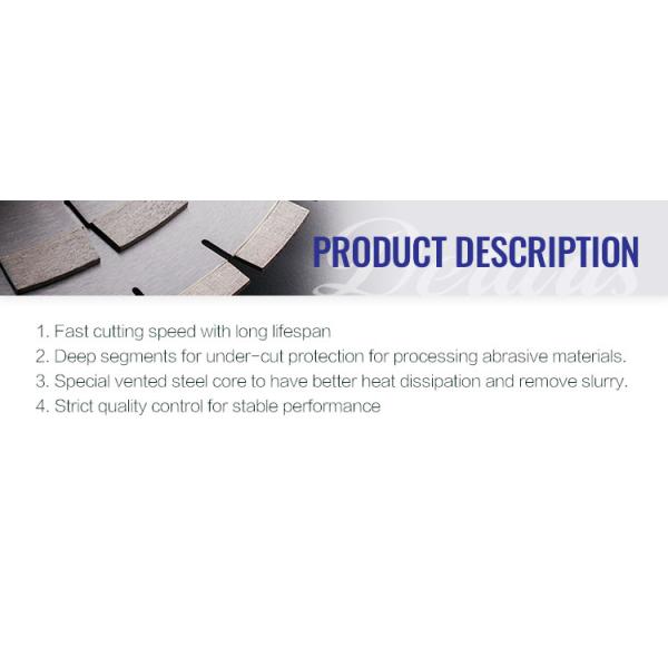 Треугольный защитный зуб Турбо D125 230 мм горяче-прессовый бриллиантовый режущий диск для класса A