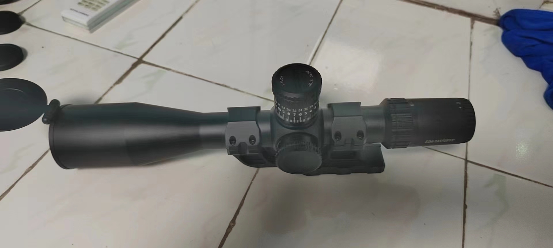 6-24X50 ED FFP Riflescope с загоренным перекрещением и нул стопами