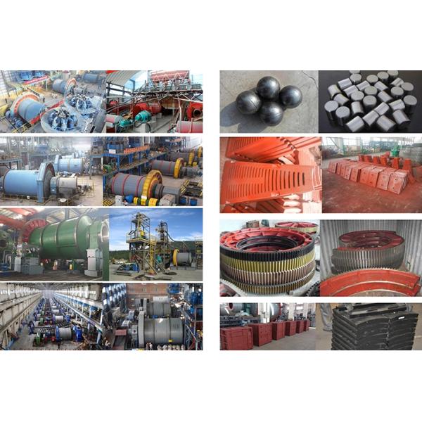 Liner Plate Steel Balls Ball Mill Grinder