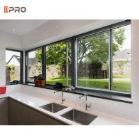 Anodized / Powder Coated / Electrophoresed Aluminum Sliding Double Glass Windows