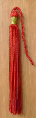 Hot Selling Fashionable Custom 8 Graduation Chainette Rayon Tassels Fringes with 6 Loop