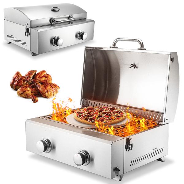 Пиццерия из нержавеющей стали, сжиженная с жидким газом