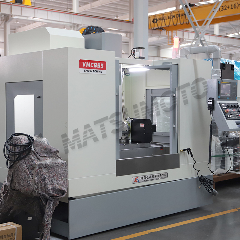 Factory Direct Sale 4 Axis CNC VMC855 Vertical Machining Center for Machine Tools Mold Processing