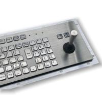 Ip65 /IK07 clavier industriel en acier inoxydable imperméable à l'eau et à la poussière avec 8 directions de fonctionnement