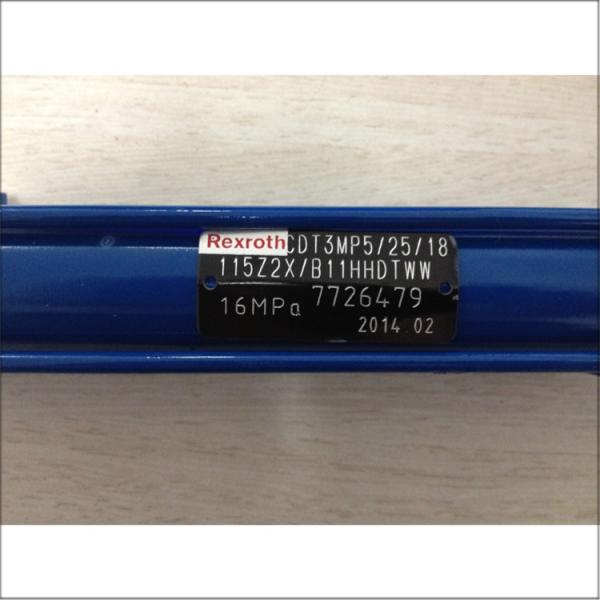 Mineral Oil Compatible Rexroth Hydraulic Cylinder with 115 mm Stroke and 0.5 m/s Max Speed for Heavy-Duty Applications