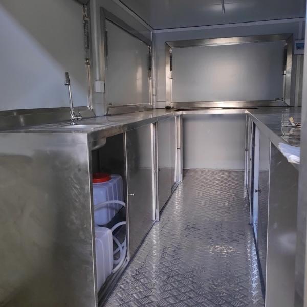 Luxury Airstream Mobile Food Trailer Многофункциональный прицеп для уличных продуктов питания