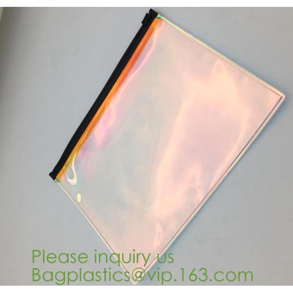Zipper Pvc Zipper Bags For Make-up Brushes Sets,Eco Friendly clear plastic EVA PVC black zipper Cosmetic Bag eco frinedl