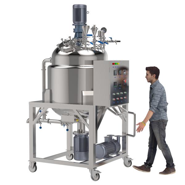 220V//230V/380V Industrial Mixer Homogenizer Body Wash Shampoo Mixing Tank