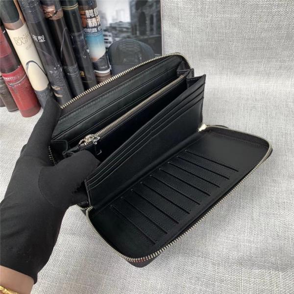 Genuine Real True Crocodile Belly Skin Male Clutch Purse Men's Long Wallet Authentic Alligator Leather Large Card Holder