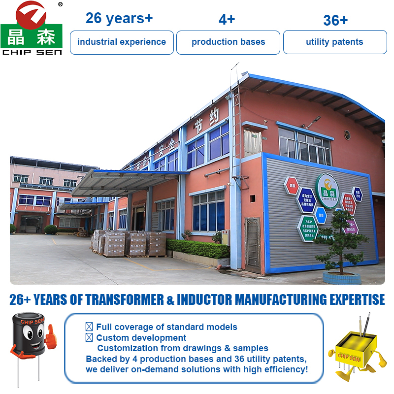 Stable Low Loss Ferrite EF25 SMPS Transformer for High Voltage Power Application