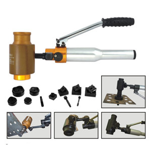 MAP-8 hydraulic punch driver tool, portable handheld hydraulic hole punch tool set, jeteco tools brand