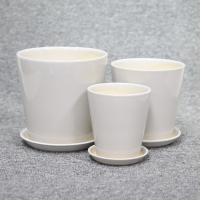 Agregue un toque de elegancia a sus plantas con nuestras hermosas macetas de cerámica de varios diseños disponibles