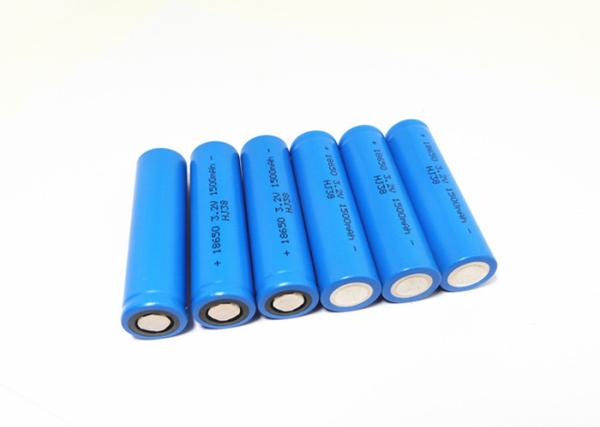 Rechargeable Lifepo4 Battery Pack 18650 3.2v 1.5ah For Solar Lamp UL MSDS UN38.3