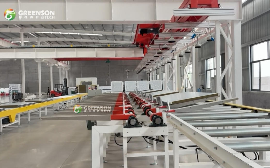 Fully Automatic Rockwool Insulated Panel Manufacturing Equipment for Easy Operation with 40-300 mm Thickness