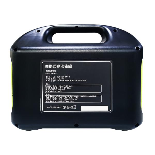 Батарея 1000В электростанции УПС ЛифеПО4 портативная для аварийного резервного копирования