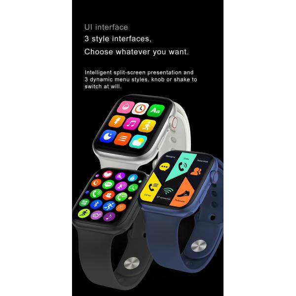 1,75» Smartwatch Bluetooth экрана 240MAH вызывает IWO 13 12 I8 Pro BT5.0