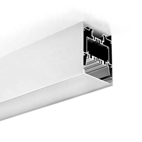 75mm*95mm Pendant Aluminium LED Profile With PC Frosted,suspended up and down aluminium led profile