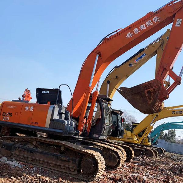 Excavadoras usadas de Hitachi de trabajo pesado Zx350 Maquinaria de construcción de 35 toneladas Excavadora Hitachi 350