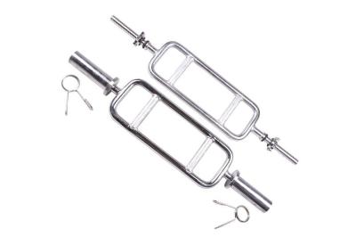 Gym Fitness 200lbs Weightlifting Tricep Bar Hollow Barbell Bar With Round Collars