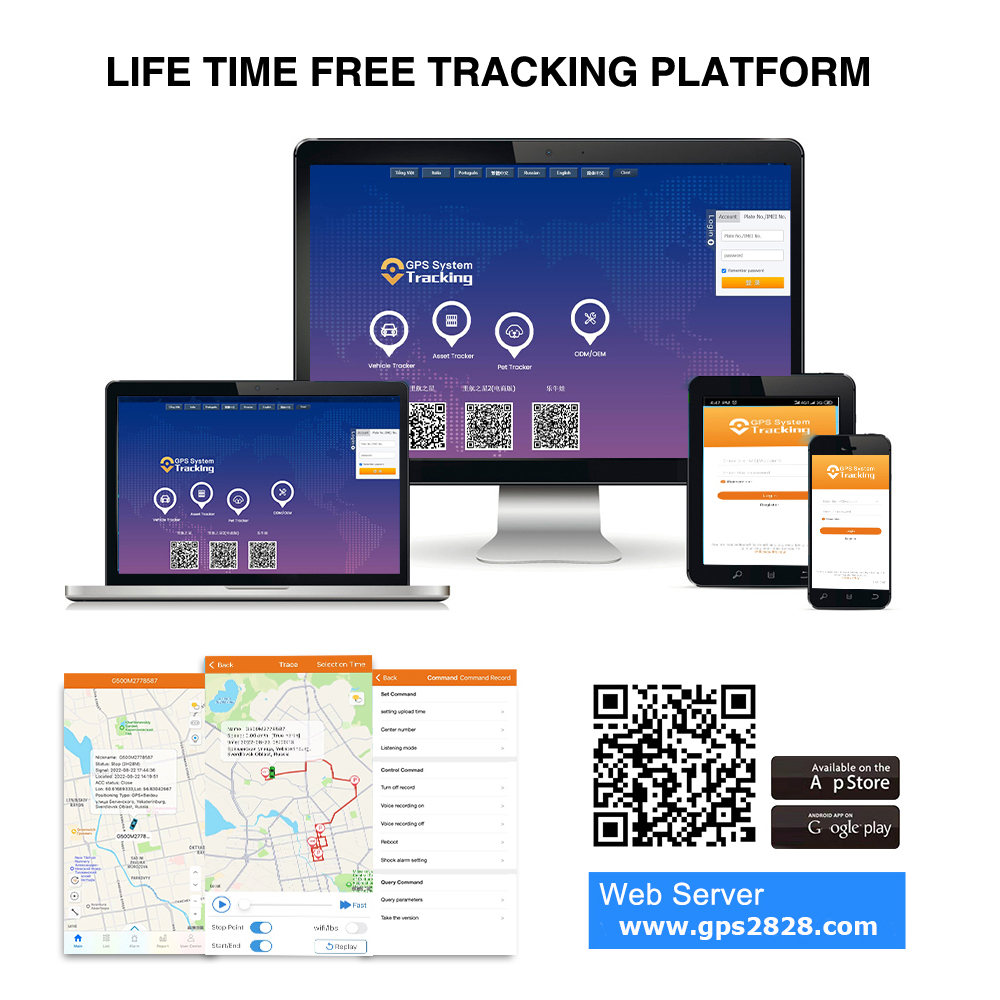 отслежыватель в реальном времени Gps обнаружения ACC 4G для автомобиля удаленно отрезал функцию Sos Mic топлива