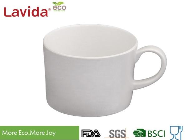 220ml Non - Toxic White Melamine Coffee Mugs , Heat Resistance Melamine Espresso Cups