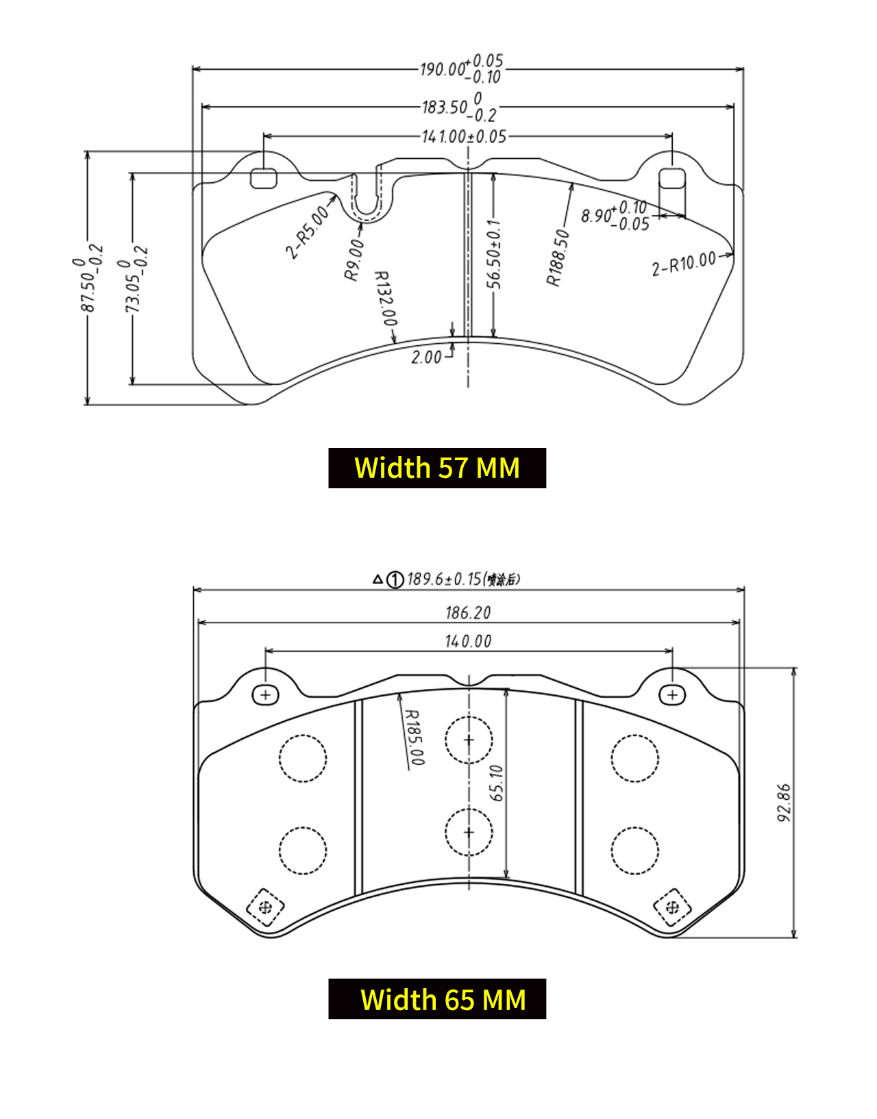 TEiRacing Street Version S60-Plus 6 Pot Monoblock Caliper Большой тормозный комплект для 19/20/21/22 дюймового обода автомобиля