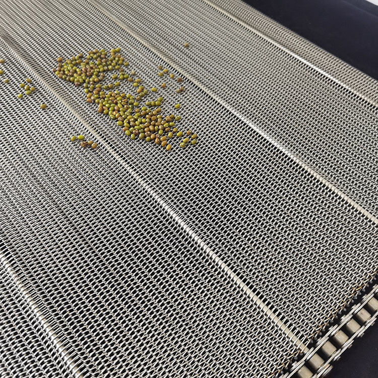 Custom Length Stainless Steel Wire Mesh Conveyor Belt Customizable Size 304 High Temperature