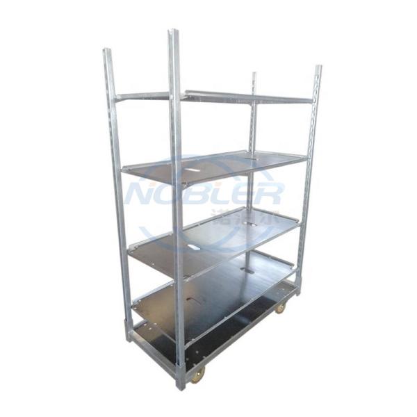 Farm Plant Flower Cc Trolley Galvanized Metal Horticultural Nursery Plant Transport