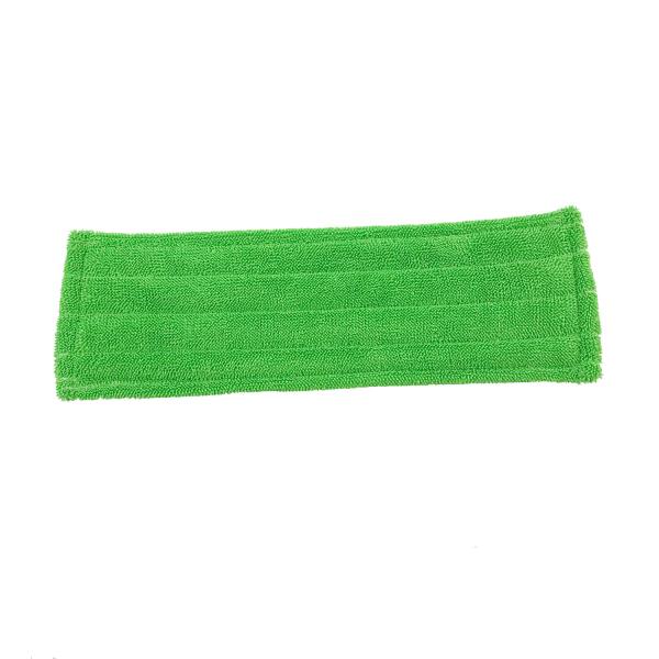 Twist Pile Metal Buckles Clip Microfiber Flat Mop Refill Pad 18 Green