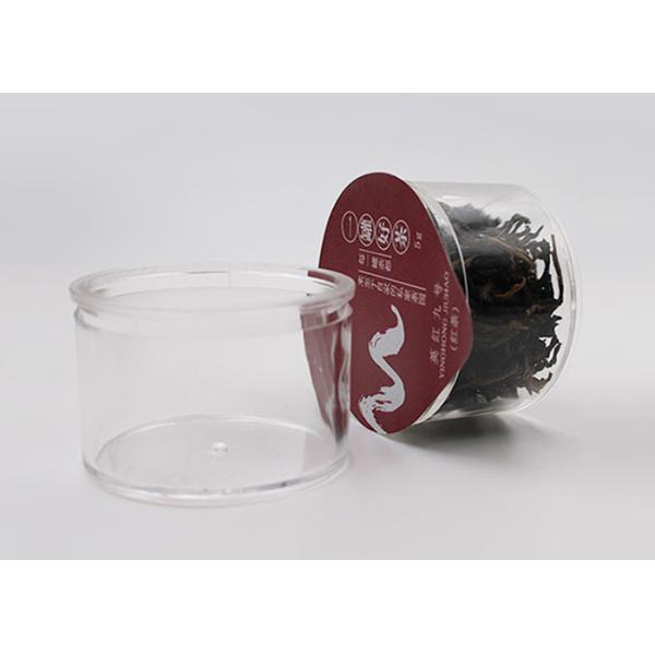 Пластмасовые контейнеры безопасности небольшие круглые с фильмом запечатывания, 1,6 Мм толщины