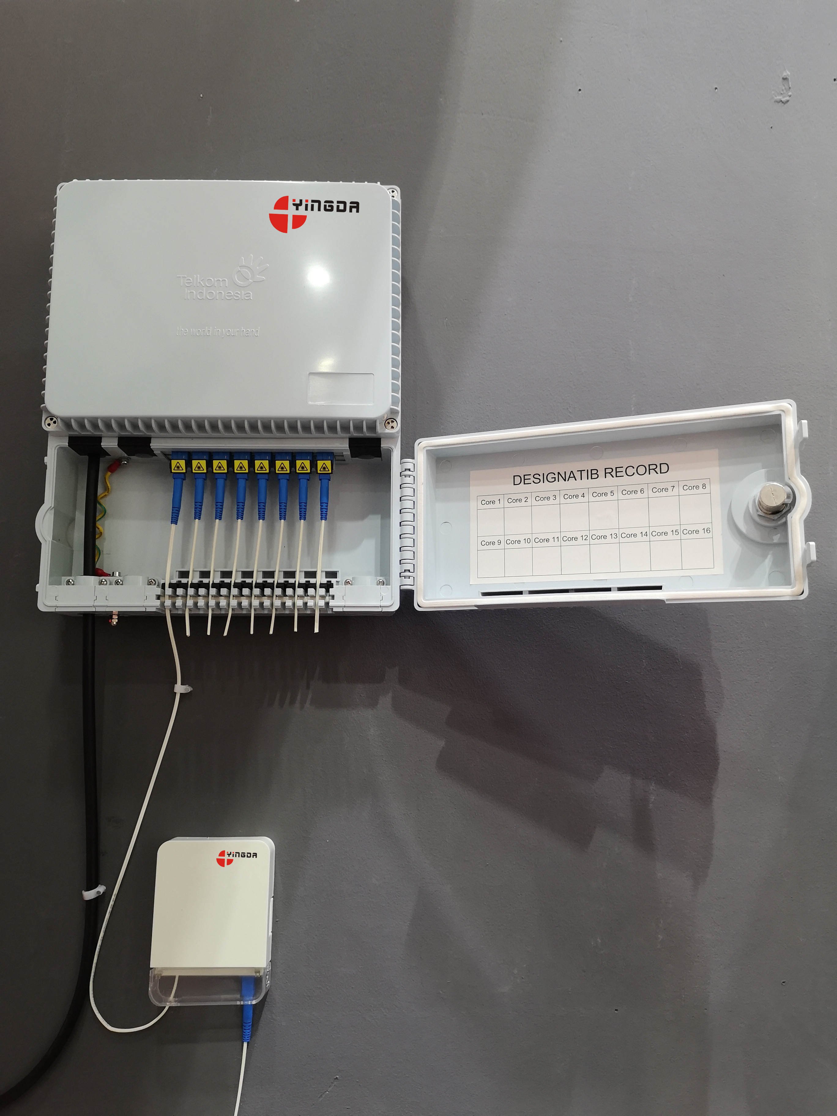 16 портов ODP Внешний IP65 Волоконно-оптическая распределительная коробка FTTH решение