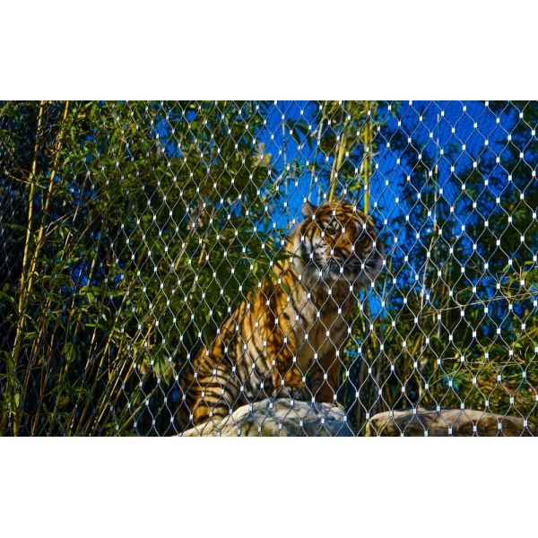 Stainless Steel Rope Mesh For Zoo Protection