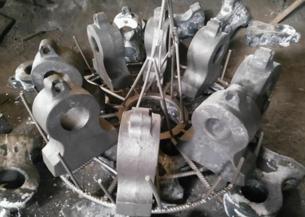 Cr-Mo Steel Arch Anchor Link Wear Castings Grinding Mill Impact Strength More Than 73J