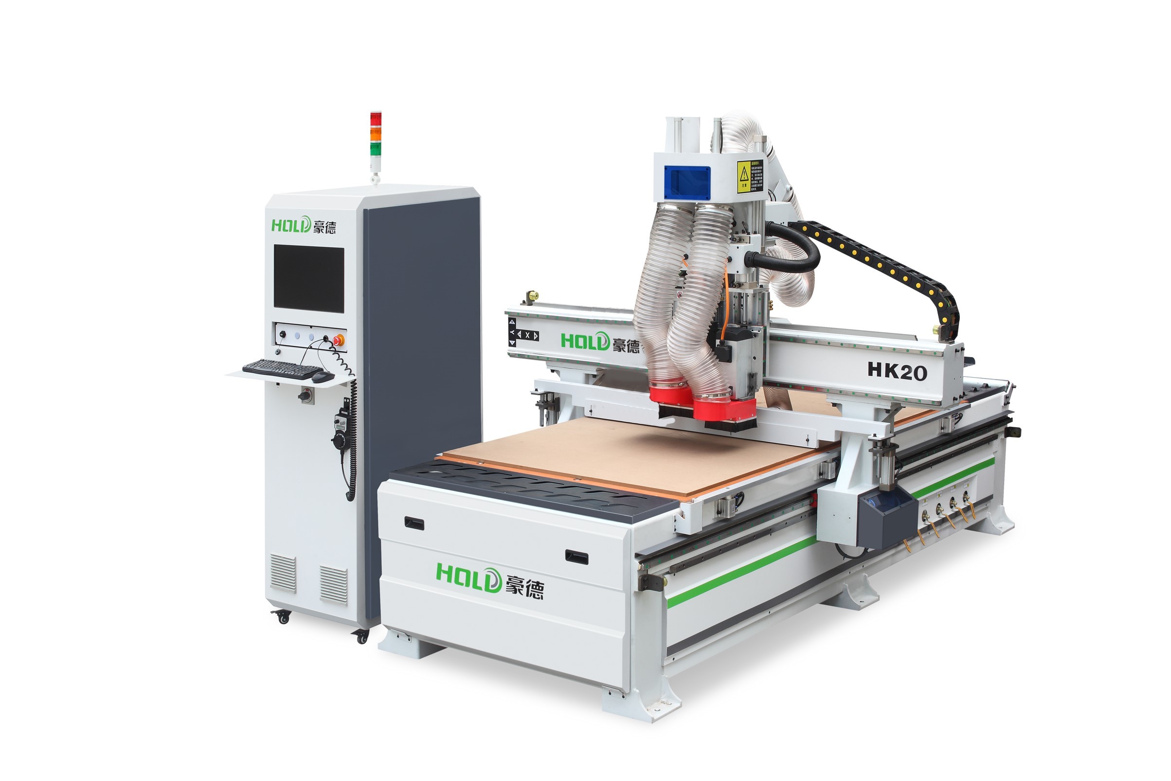 Маршрутизатор панели CNC 2 шпинделей для плакирования 18KW шкафа модульного ACM