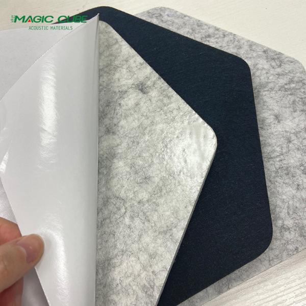 Eco Friendly Polyester Fibre Acoustic Panel Flame Retardant For Multi Function Hall