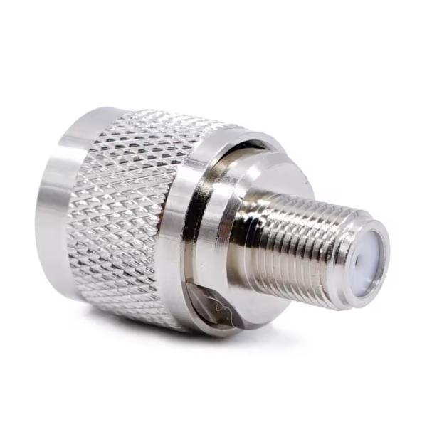 N Male Plug To F Female Pure Copper Converter RF Adapter Connector