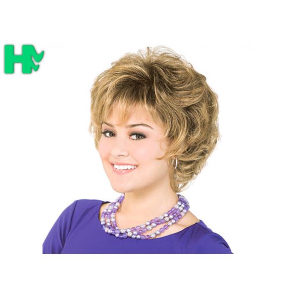 OEM High Resistant Fiber Synthetic Curly Hair Wig