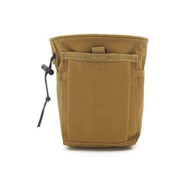 Molle Dump Pouch, Tactical Slingshot Ammo Pouch Foldable Mag Dump Pouch Magazine Utility Roll Up Wiast Bag Drawstring