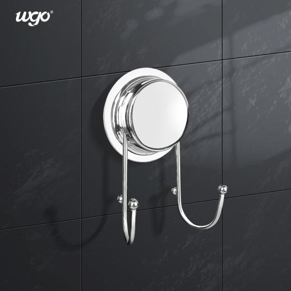 No Residue Restickable Suction Cup Robe Hook Black For Living Room Kitchen Bathroom
